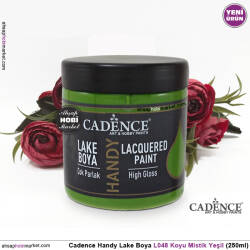 Cadence Handy Lake Vernikli Boya L048 Koyu Mistik Yeşil 250ml - Cadence (1)