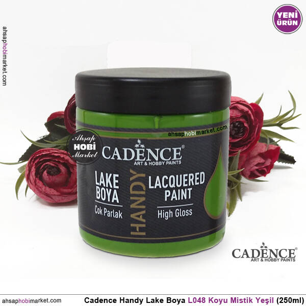 Cadence Handy Lake Vernikli Boya L048 Koyu Mistik Yeşil 250ml - 2