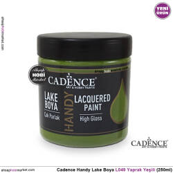 Cadence Handy Lake Vernikli Boya L049 Yaprak Yeşili 250ml - Cadence