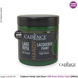 Cadence Handy Lake Vernikli Boya L050 Koyu Orman Yeşili 250ml - Cadence