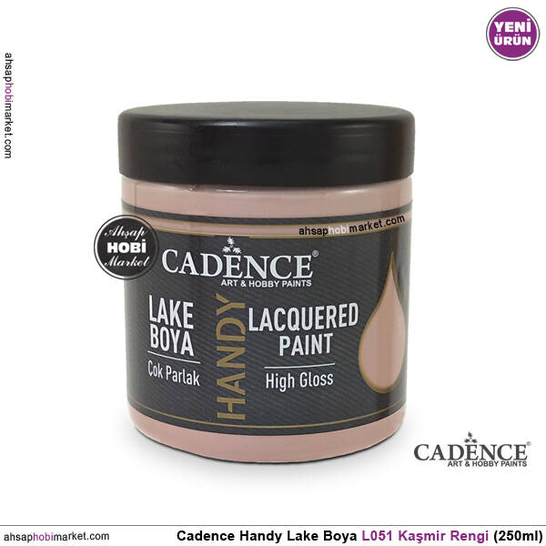 Cadence Handy Lake Vernikli Boya L051 Kaşmir Rengi 250ml - 1