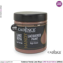 Cadence Handy Lake Vernikli Boya L052 Sıcak Kahve 250ml - Cadence