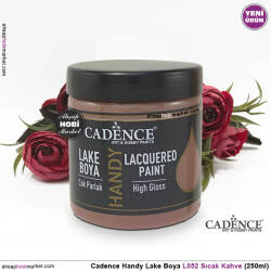 Cadence Handy Lake Vernikli Boya L052 Sıcak Kahve 250ml - Cadence (1)
