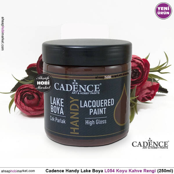 Cadence Handy Lake Vernikli Boya L054 Koyu Kahve 250ml - 2