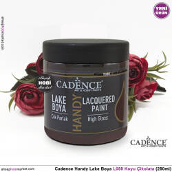 Cadence Handy Lake Vernikli Boya L055 Koyu Çikolata 250ml - Cadence (1)