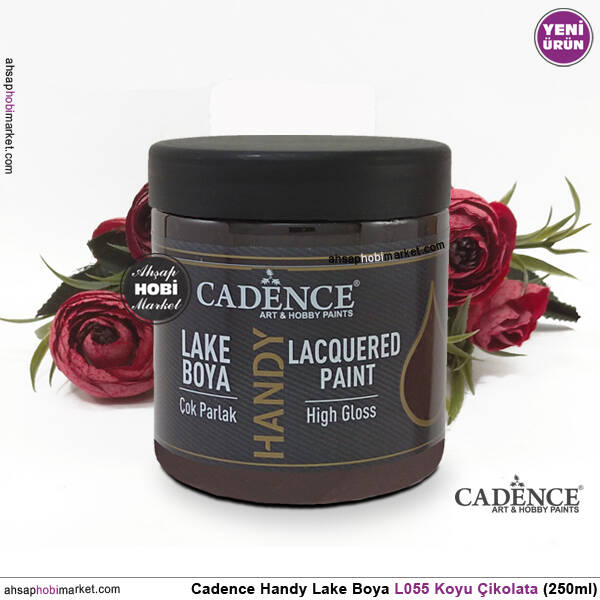 Cadence Handy Lake Vernikli Boya L055 Koyu Çikolata 250ml - 2
