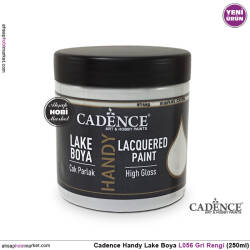 Cadence Handy Lake Vernikli Boya L056 Gri Rengi 250ml - Cadence