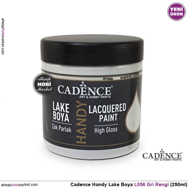 Cadence Handy Lake Vernikli Boya L056 Gri Rengi 250ml - 1
