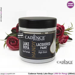 Cadence Handy Lake Vernikli Boya L056 Gri Rengi 250ml - Cadence (1)