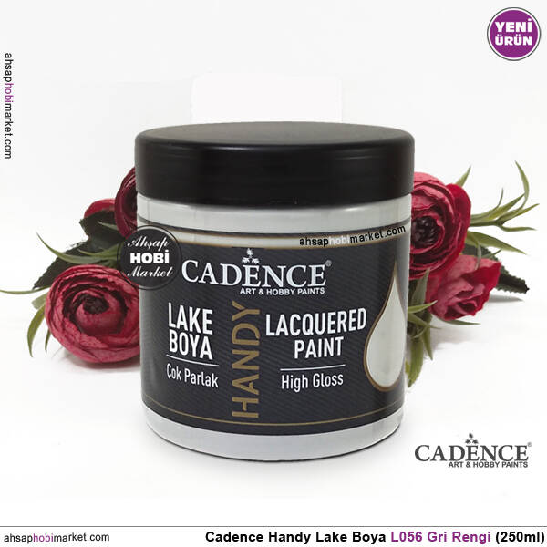 Cadence Handy Lake Vernikli Boya L056 Gri Rengi 250ml - 2