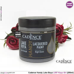 Cadence Handy Lake Vernikli Boya L057 Koyu Gri 250ml - Cadence (1)
