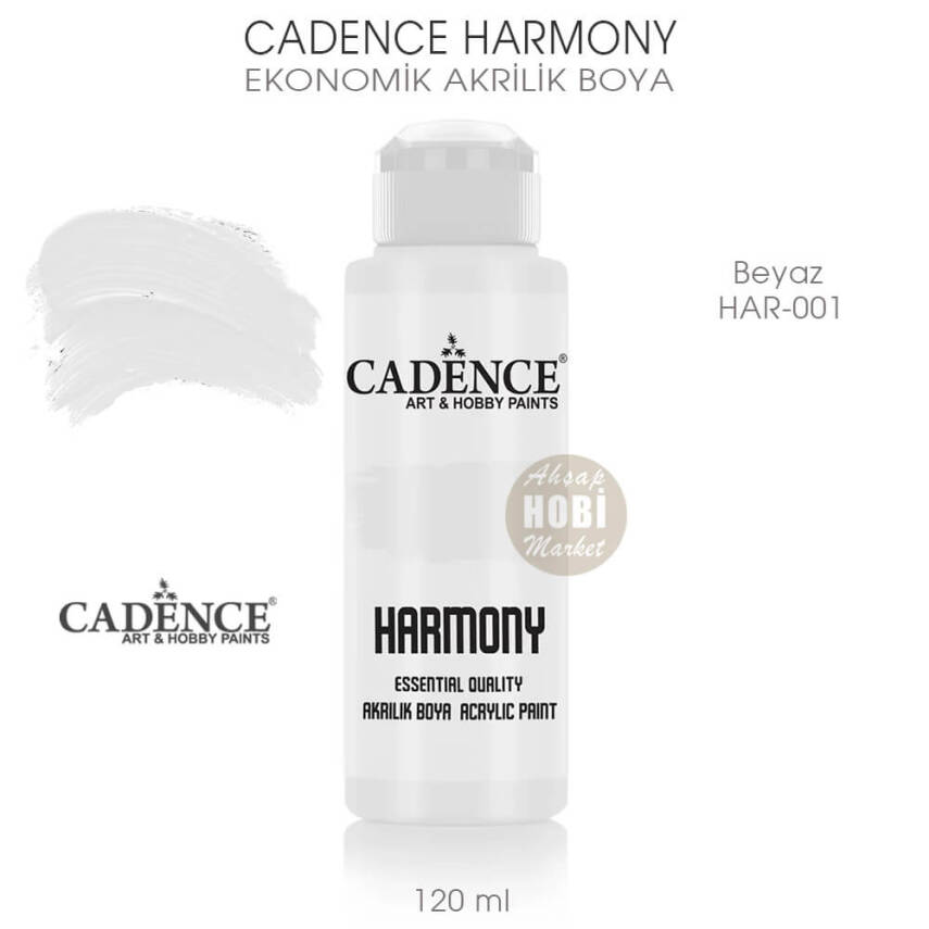Cadence Harmony Akrilik Boya HAR-001 Beyaz 120 ml - 1