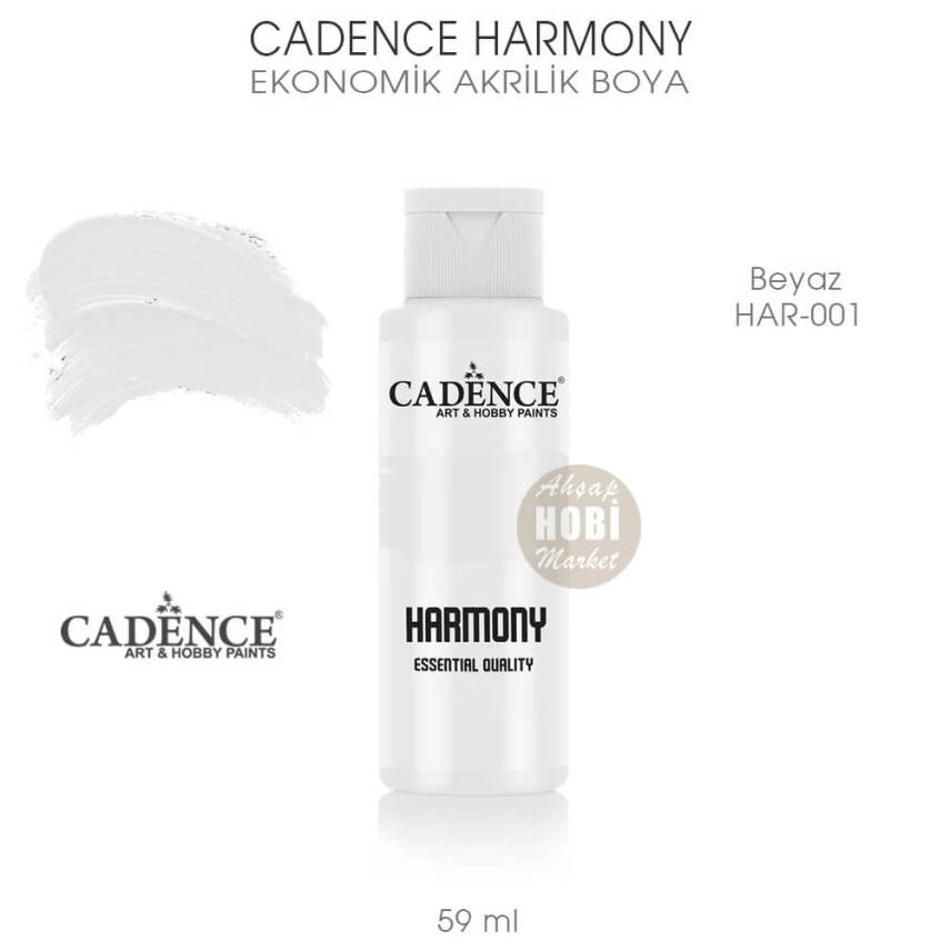Cadence Harmony Akrilik Boya HAR-001 Beyaz 59 ml - 1