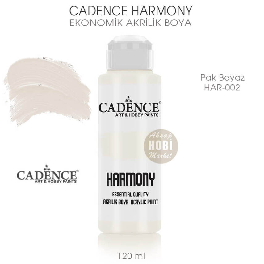 Cadence Harmony Akrilik Boya HAR-002 Pak Beyaz 120 ml - 1