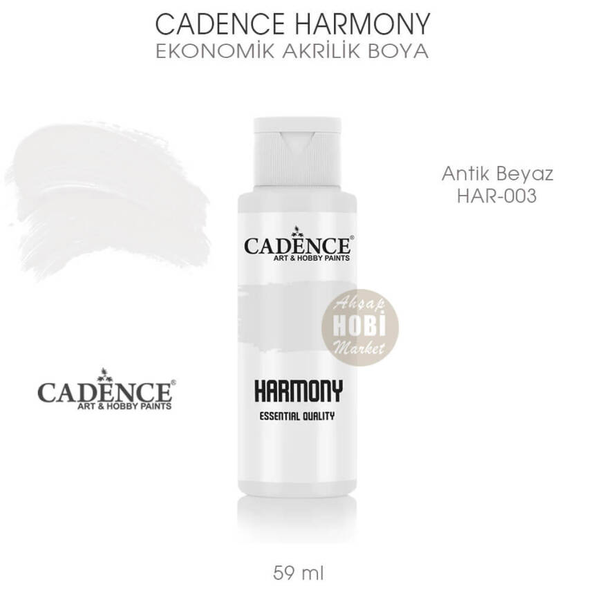 Cadence Harmony Akrilik Boya HAR-003 Antik Beyaz 59 ml - 1