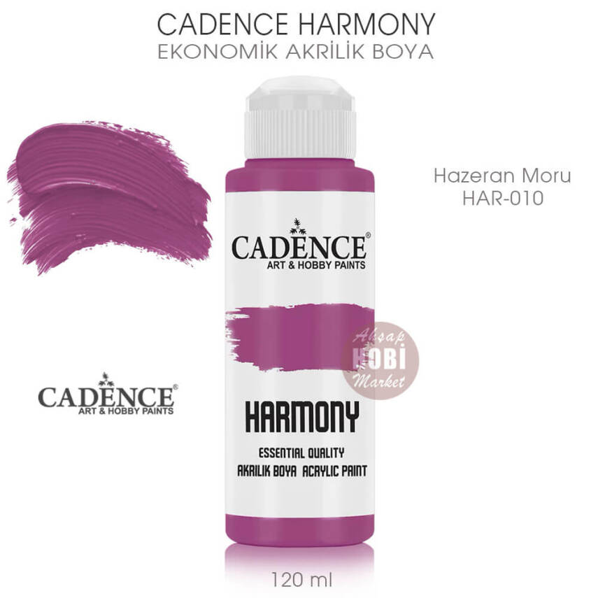 Cadence Harmony Akrilik Boya HAR-010 Hazeran Moru 120 ml - 1