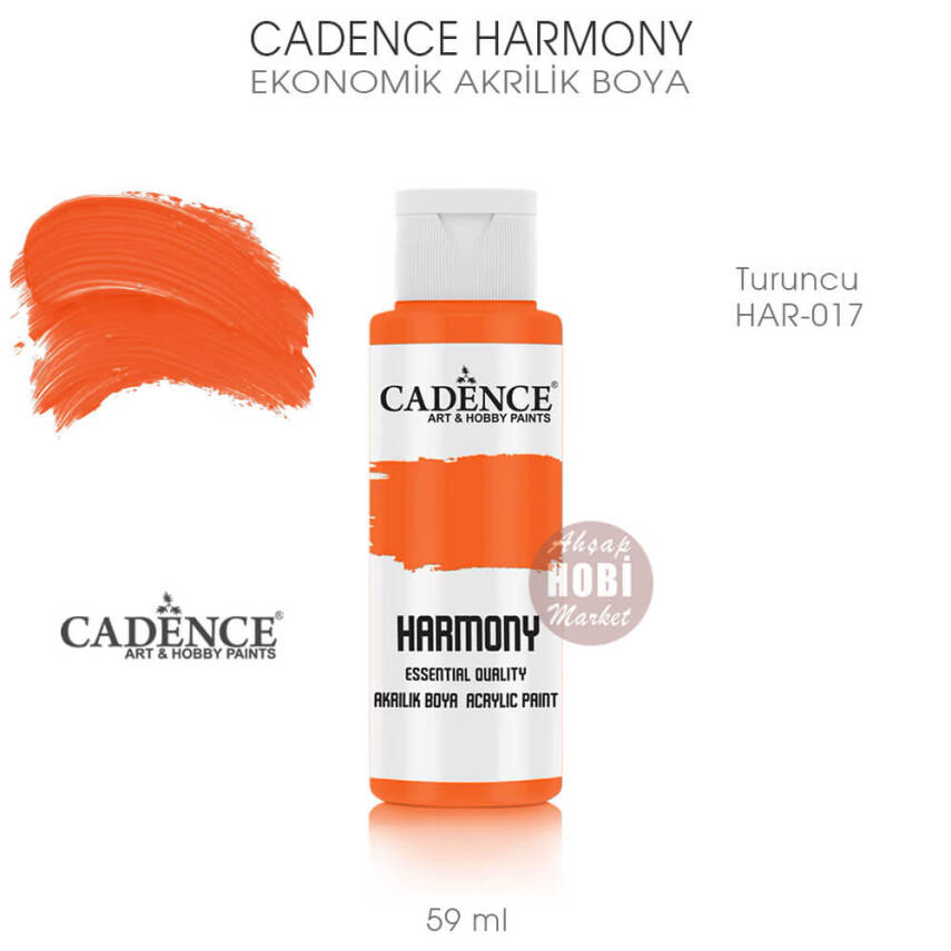 Cadence Harmony Akrilik Boya HAR-017 Turuncu 59 ml - 1