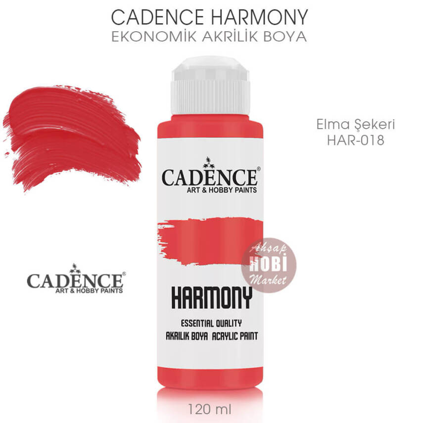 Cadence Harmony Akrilik Boya HAR-018 Elma Şekeri 120 ml - 1