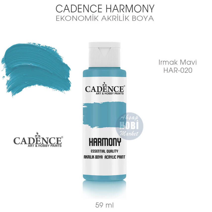 Cadence Harmony Akrilik Boya HAR-020 Irmak Mavi 59 ml - 1