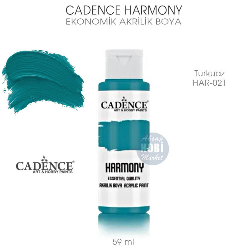 Cadence Harmony Akrilik Boya HAR-021 Turkuaz 59 ml - 1