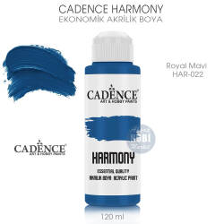 Cadence Harmony Akrilik Boya HAR-022 Royal Mavi 120 ml - Cadence