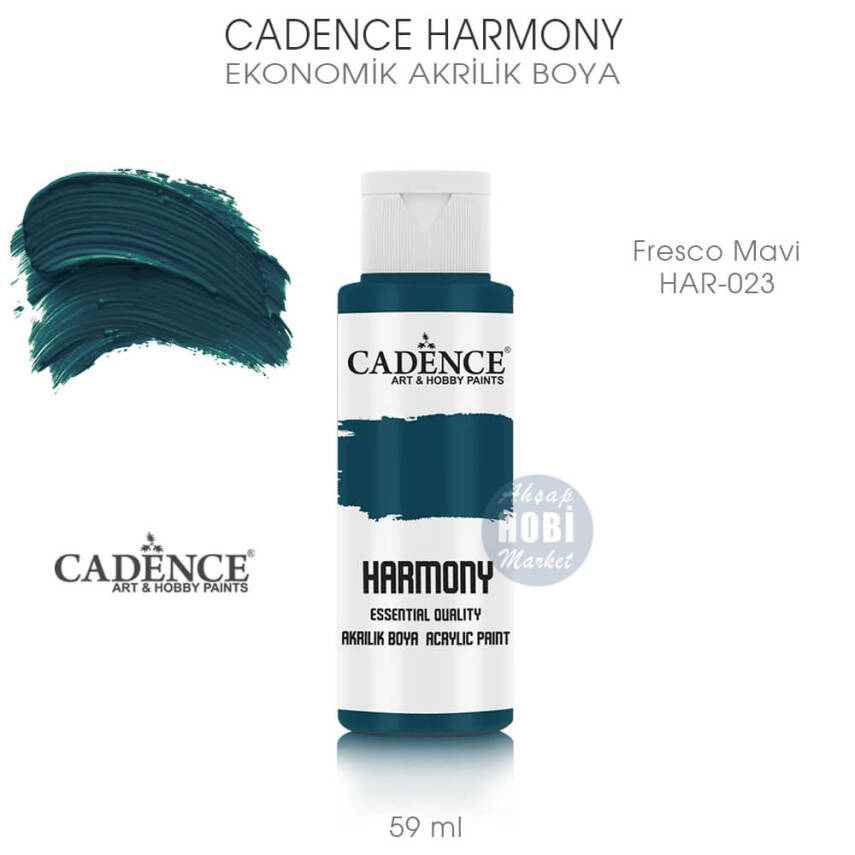 Cadence Harmony Akrilik Boya HAR-023 Fresco Mavi 59 ml - 1