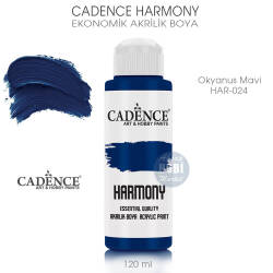Cadence Harmony Akrilik Boya HAR-024 Okyanus Mavi 120 ml - Cadence
