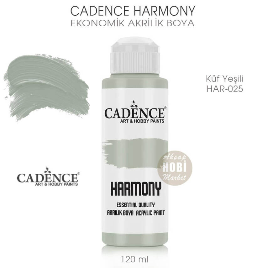 Cadence Harmony Akrilik Boya HAR-025 Küf Yeşili 120 ml - 1