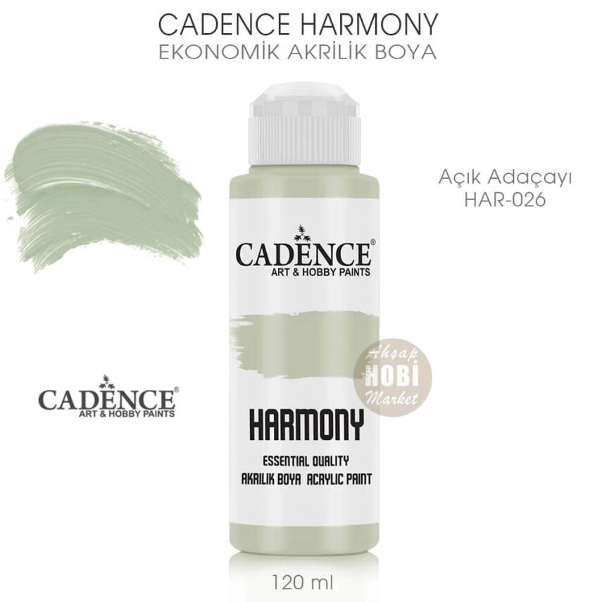 Cadence Harmony Akrilik Boya HAR-026 Açık Adaçayı 120 ml - 1