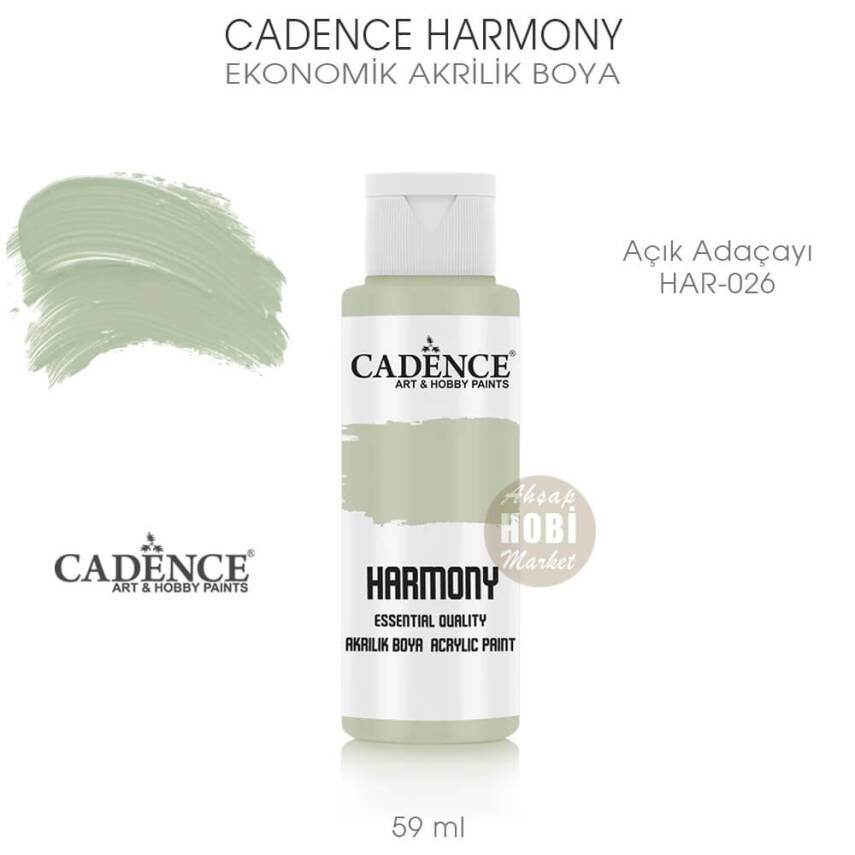 Cadence Harmony Akrilik Boya HAR-026 Açık Adaçayı 59 ml - 1
