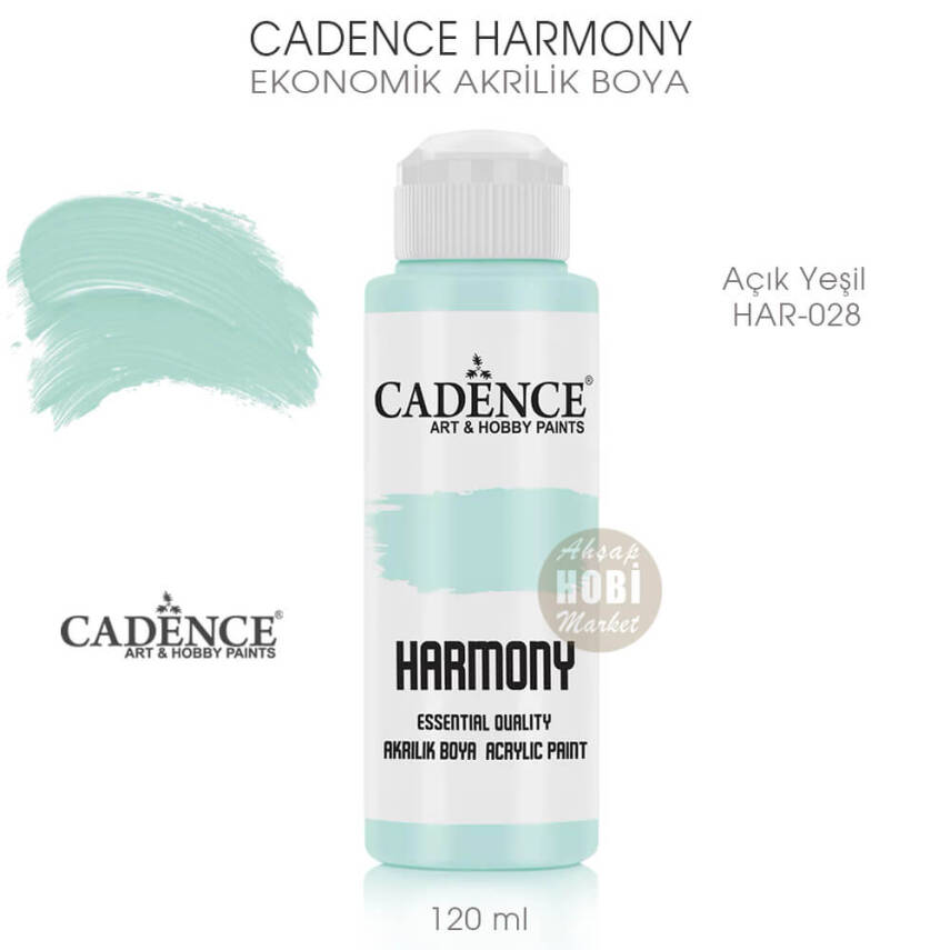 Cadence Harmony Akrilik Boya HAR-028 Açık Yeşil 120 ml - 1