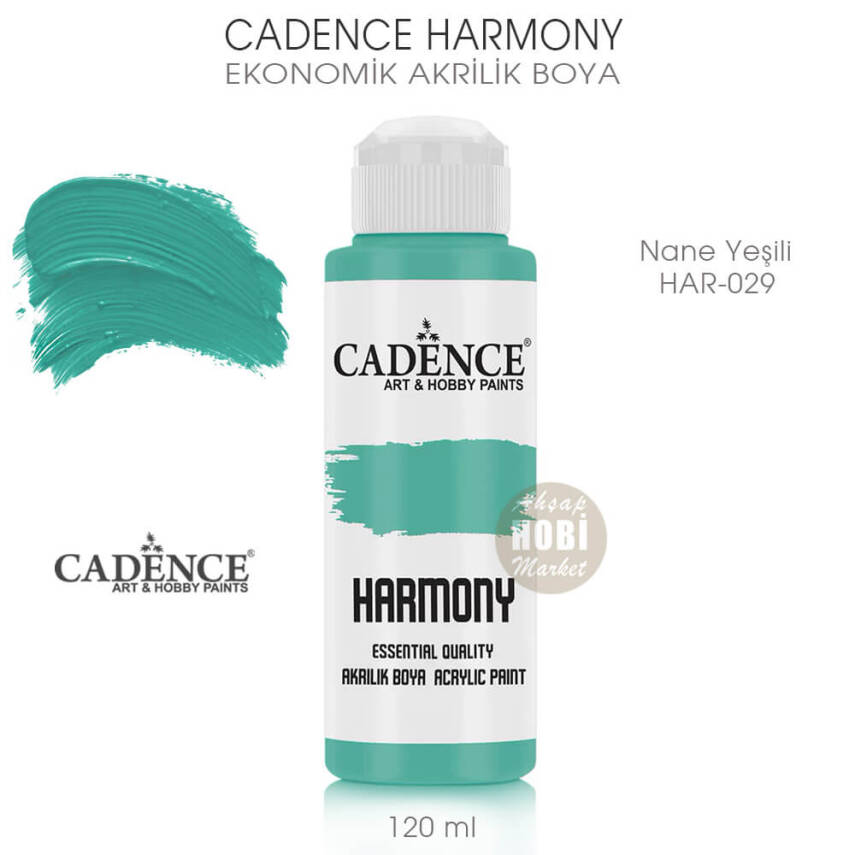 Cadence Harmony Akrilik Boya HAR-029 Nane Yeşili 120 ml - 1