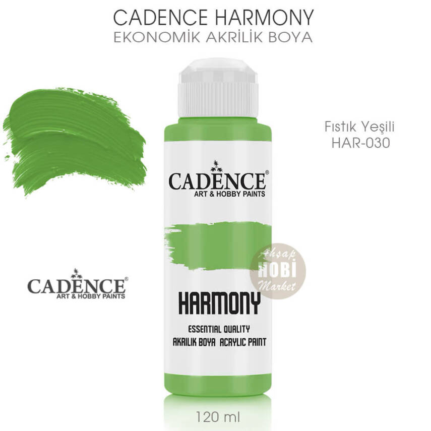 Cadence Harmony Akrilik Boya HAR-030 Fıstık Yeşili 120 ml - 1