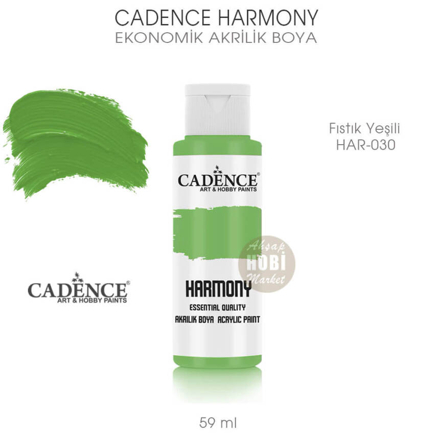 Cadence Harmony Akrilik Boya HAR-030 Fıstık Yeşili 59 ml - 1