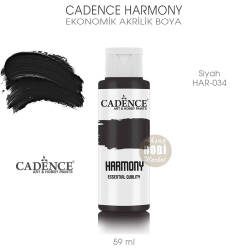 Cadence Harmony Akrilik Boya HAR-034 Siyah 59 ml - Cadence