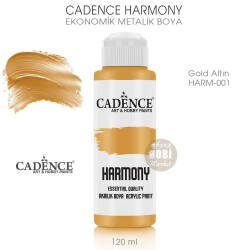 Cadence Harmony Metalik Boya HARM-001 Gold Altın 120 ml - Cadence