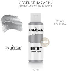Cadence Harmony Metalik Boya HARM-002 Gümüş 59 ml - Cadence