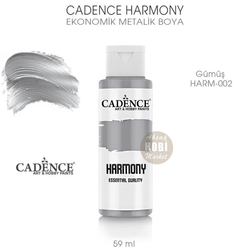 Cadence Harmony Metalik Boya HARM-002 Gümüş 59 ml - 1