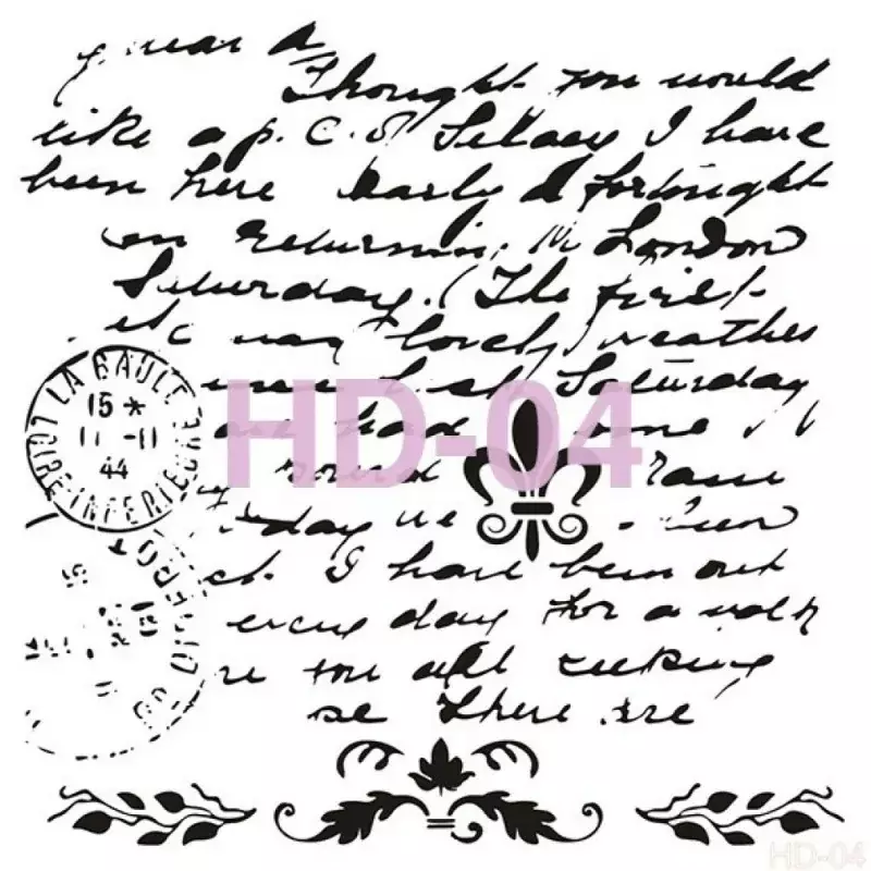 Cadence Home Decor Duvar Stencil - HD004 - 1