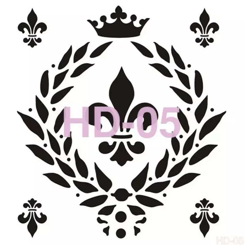 Cadence Home Decor Duvar Stencil - HD005 - 1