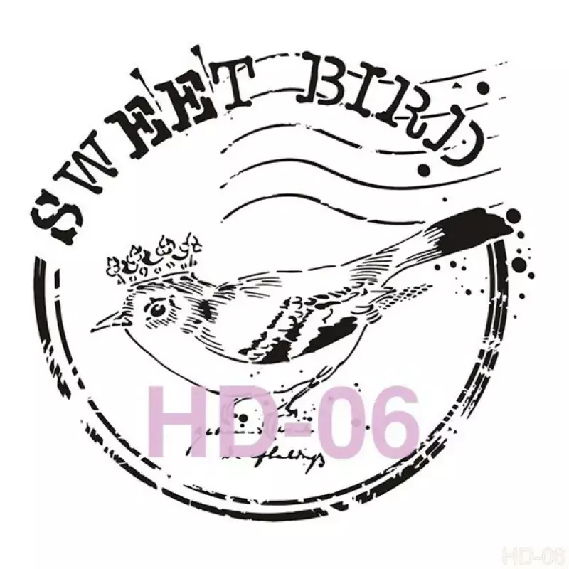 Cadence Home Decor Duvar Stencil - HD006 - 1