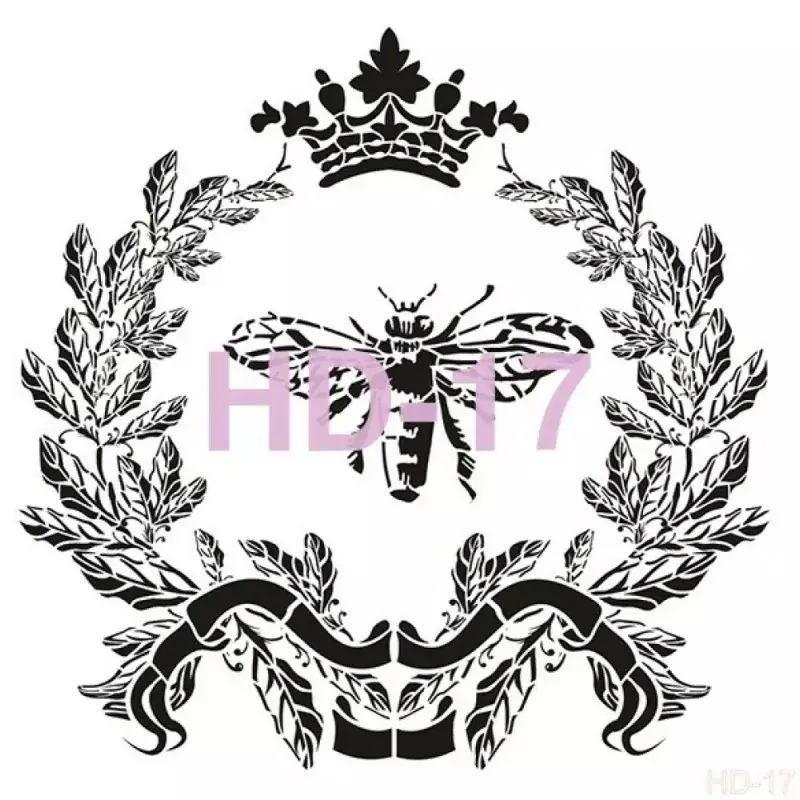 Cadence Home Decor Duvar Stencil - HD017 - 1