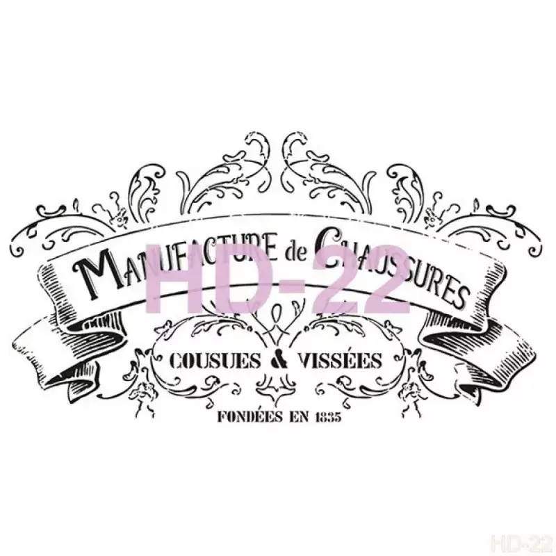 Cadence Home Decor Duvar Stencil - HD022 - 1