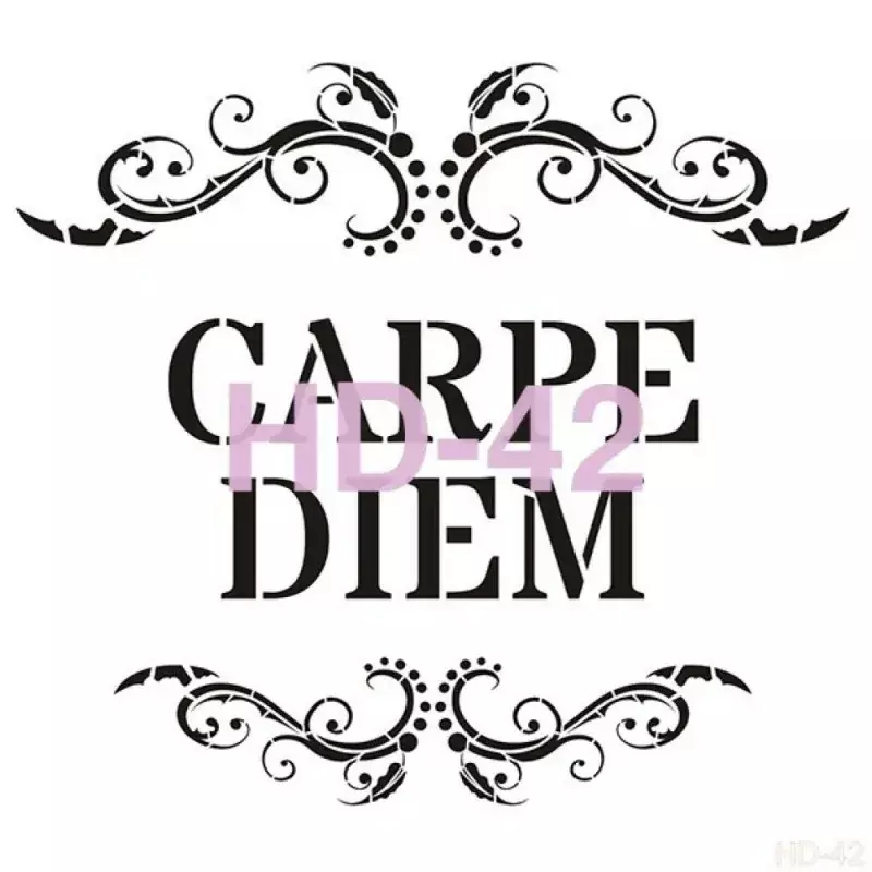 Cadence Home Decor Duvar Stencil - HD042 - 1