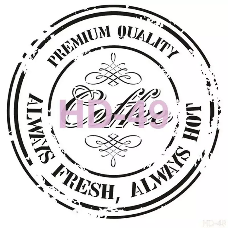 Cadence Home Decor Duvar Stencil - HD049 - 1