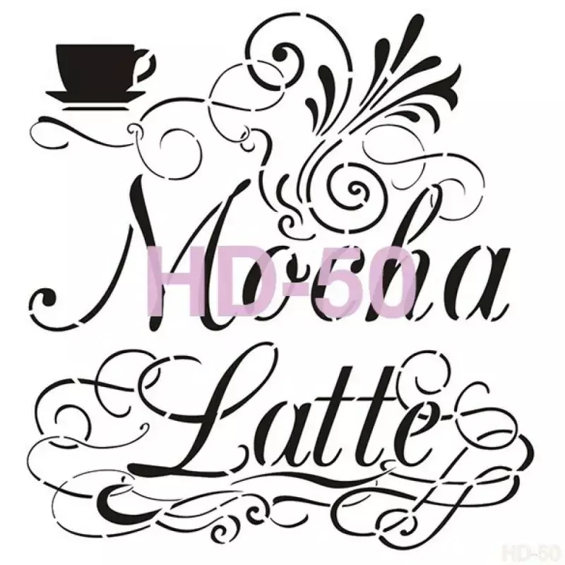 Cadence Home Decor Duvar Stencil - HD050 - 1