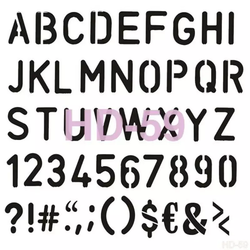 Cadence Home Decor Duvar Stencil - HD059 - 1