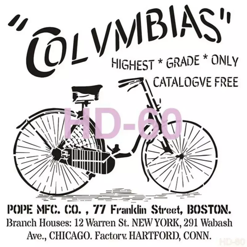 Cadence Home Decor Duvar Stencil - HD060 - 1