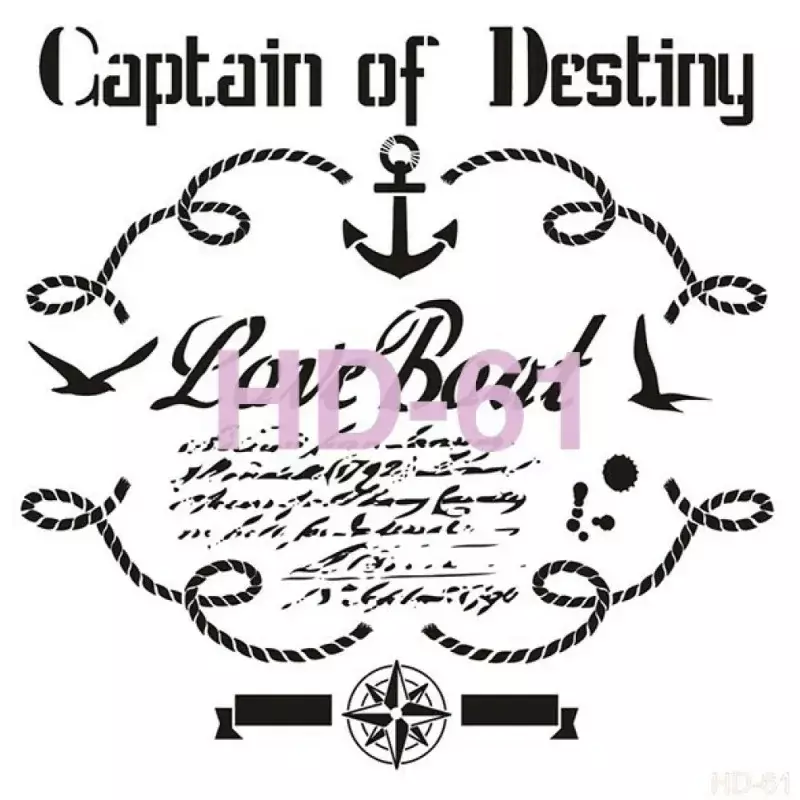 Cadence Home Decor Duvar Stencil - HD061 - 1