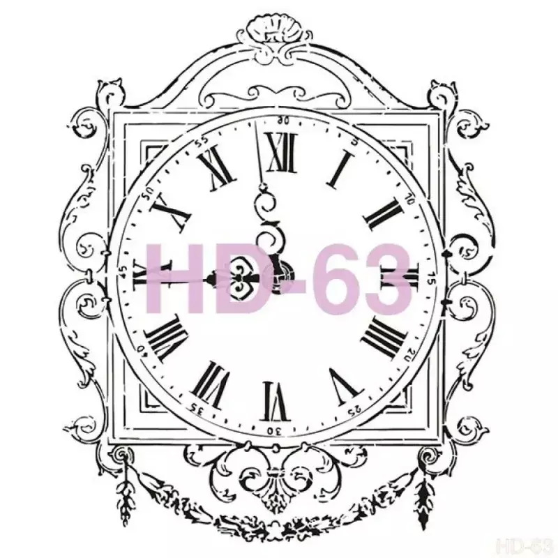 Cadence Home Decor Duvar Stencil - HD063 - 1